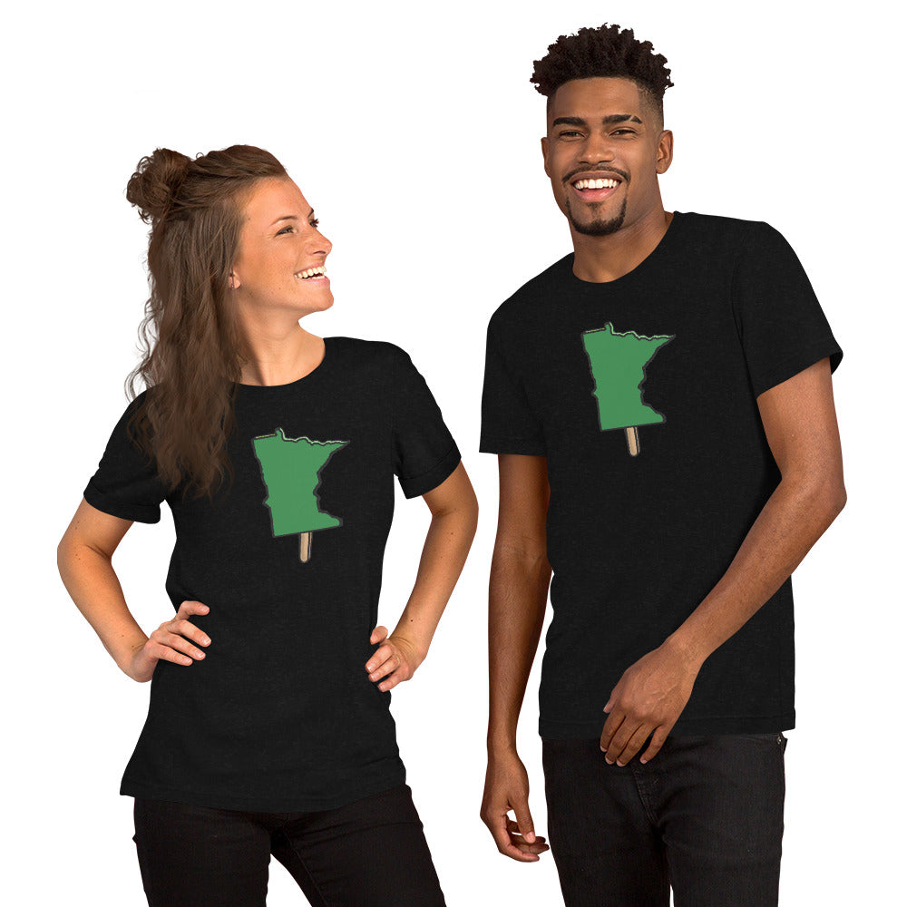 It’s the ORIGINAL “MN on a Stick”- Unisex t-shirt