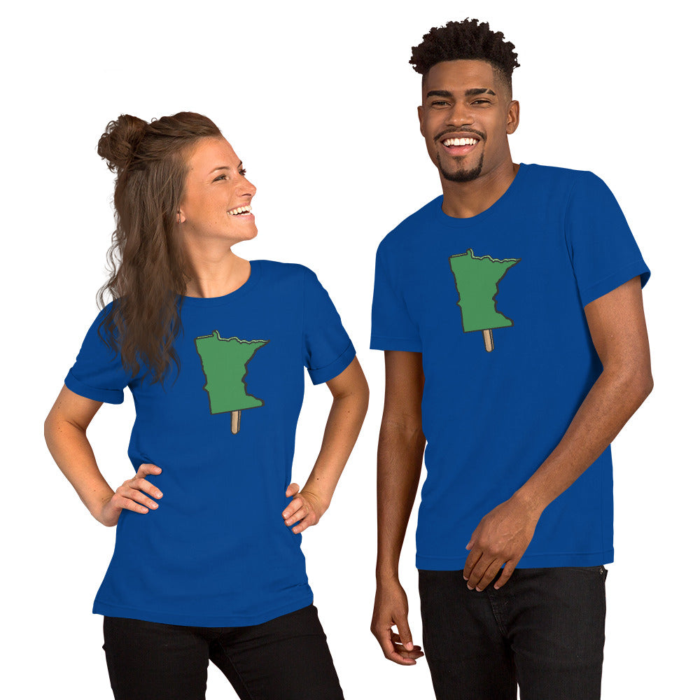 It’s the ORIGINAL “MN on a Stick”- Unisex t-shirt