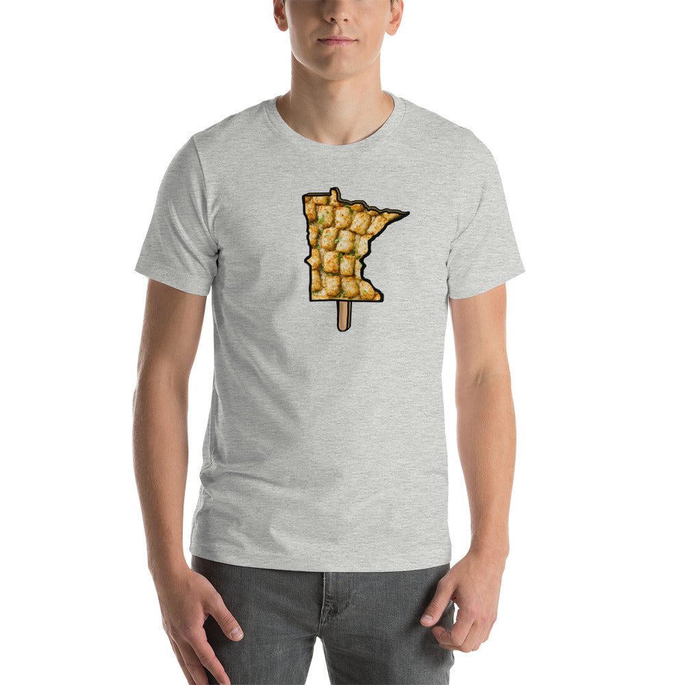 MN Hotdish on a Stick- Unisex t-shirt