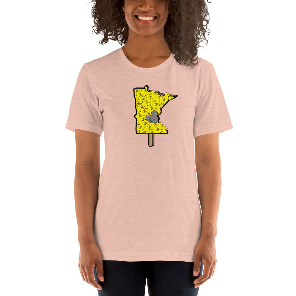 The MN "Duck Duck "Grey" Duck"- MN on a Stick Unisex t-shirt