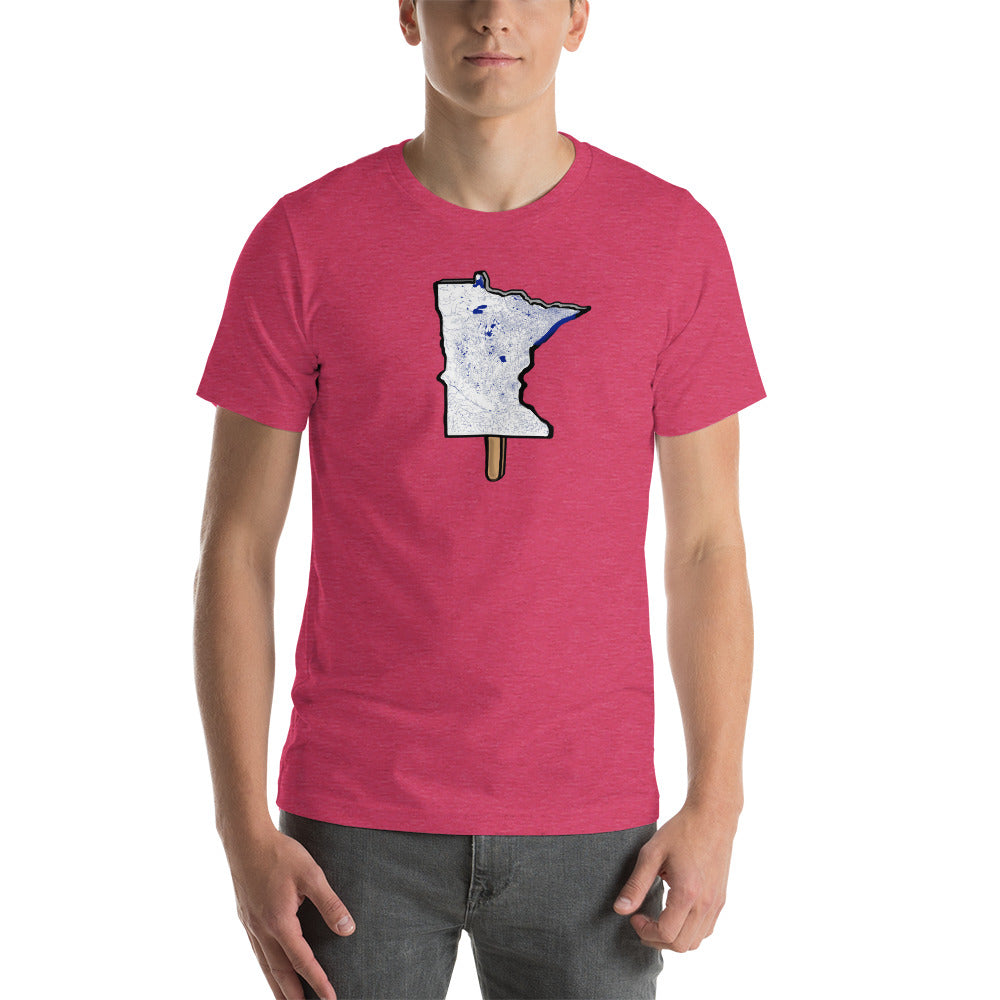 MN Lakes and Rivers on a Stick- Unisex t-shirt