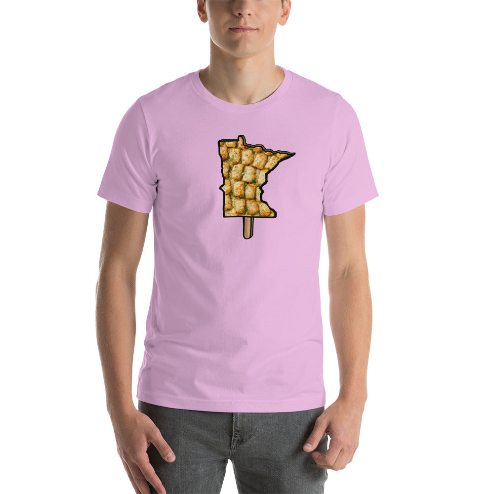 MN Hotdish on a Stick- Unisex t-shirt