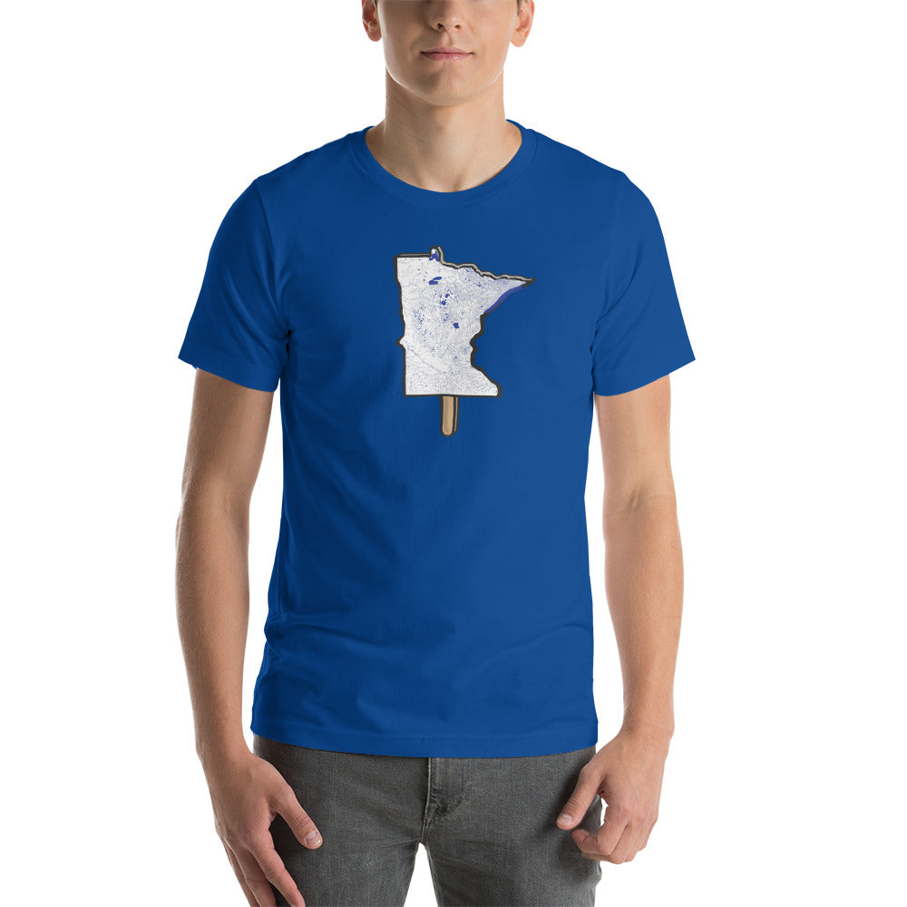 MN Lakes and Rivers on a Stick- Unisex t-shirt