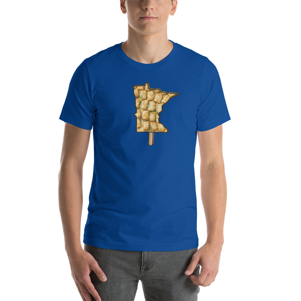 MN Hotdish on a Stick- Unisex t-shirt