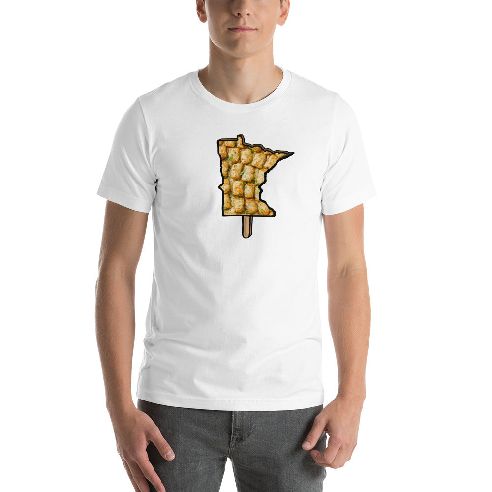 MN Hotdish on a Stick- Unisex t-shirt